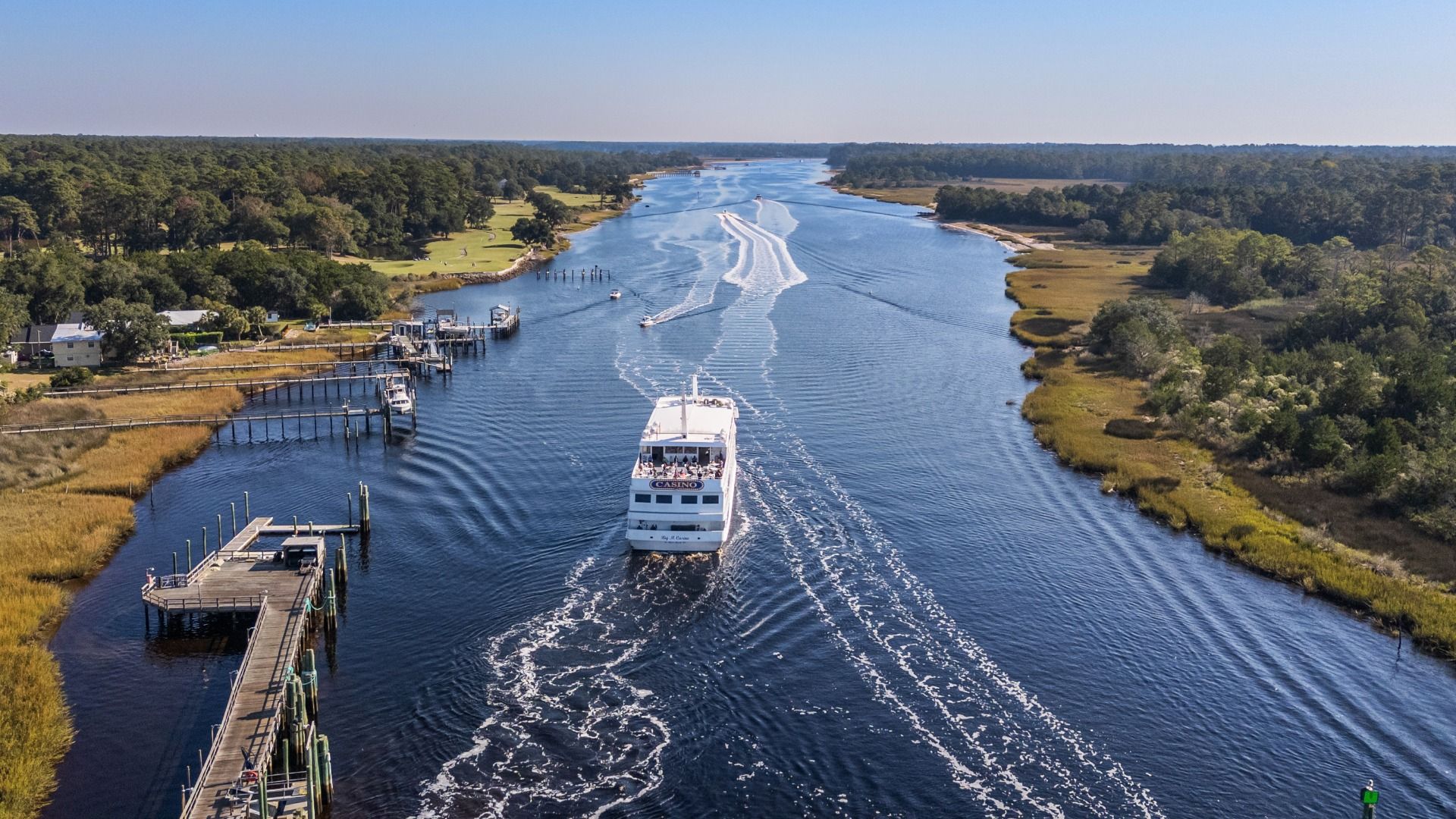 Enjoy the serene beauty of Little River Waterway just minutes from The Bluffs at Sun Colony community