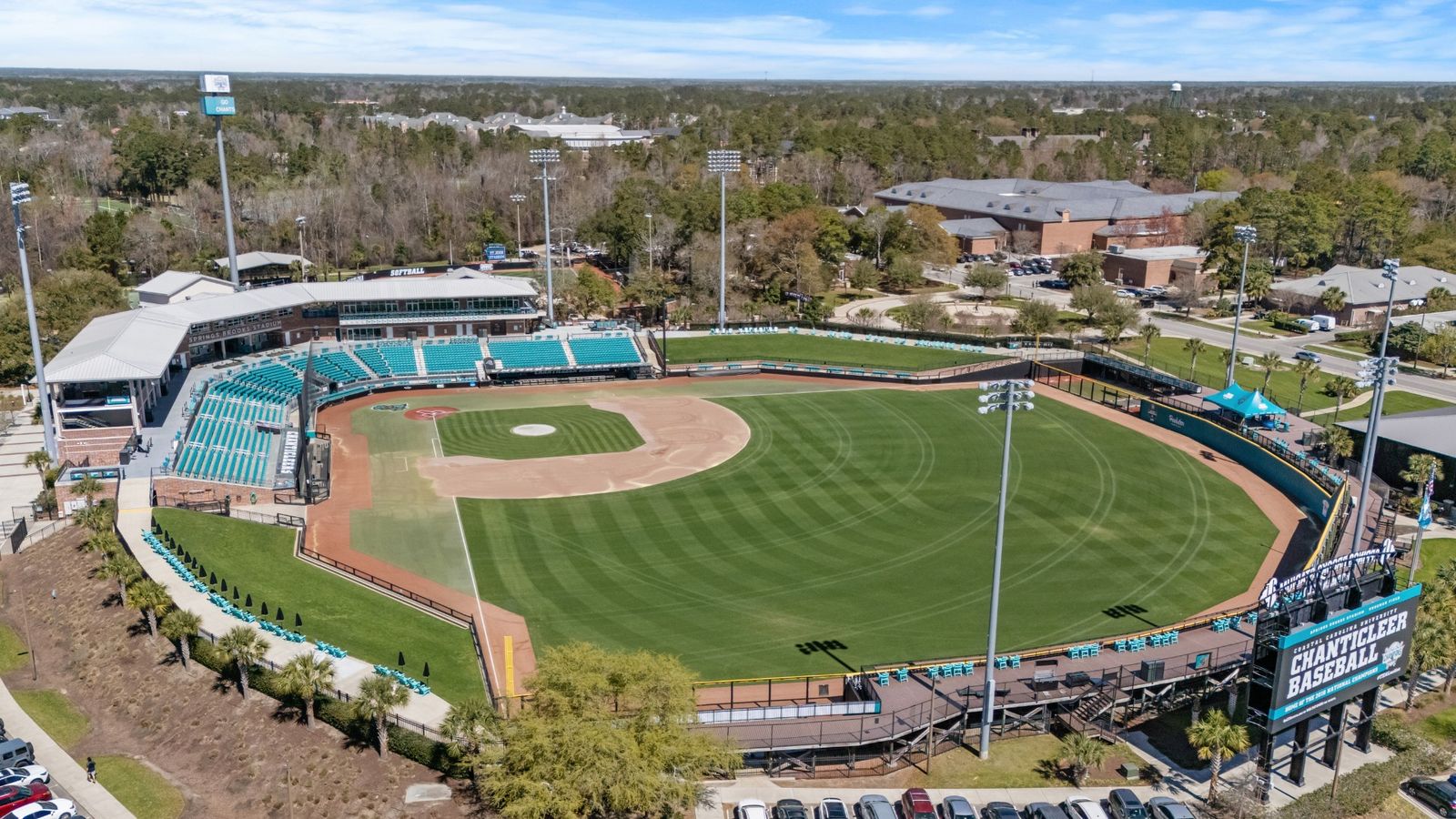 Catch exciting Coastal Carolina baseball games close to Chestnut Farms by DRB Homes