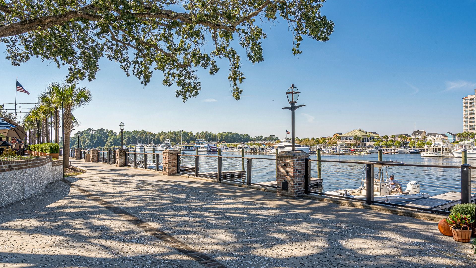 Shop, dine, and relax at Barefoot Landing just minutes from The Bluffs at Sun Colony community