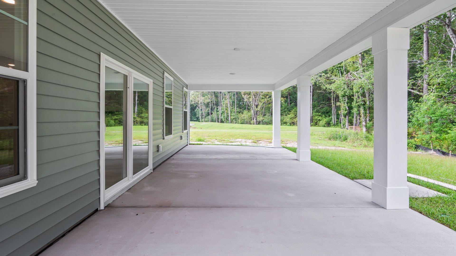 Relax outdoors on the Pritchard’s spacious covered patio