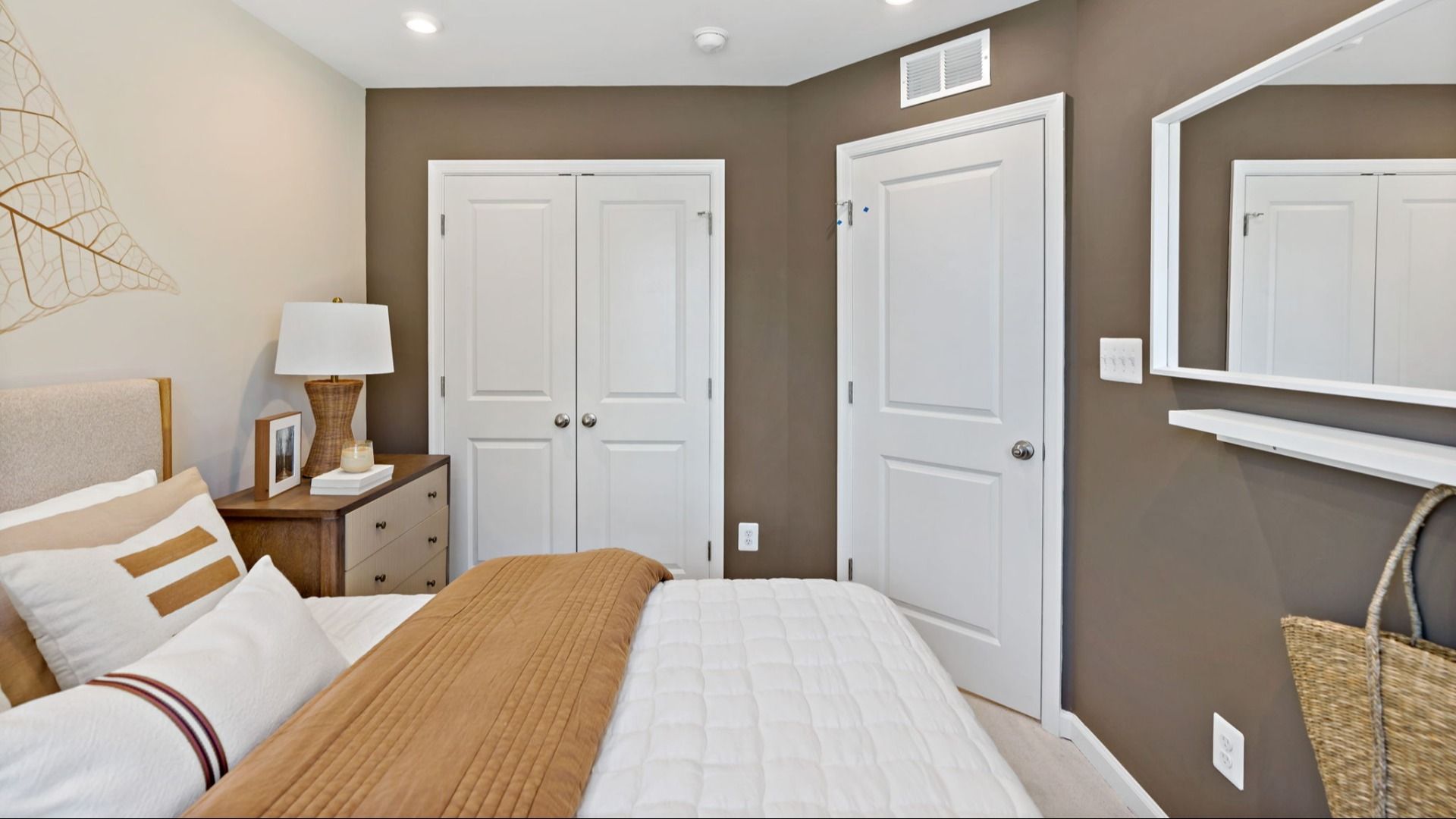 Third bedroom with cozy charm and a convenient attached closet.
