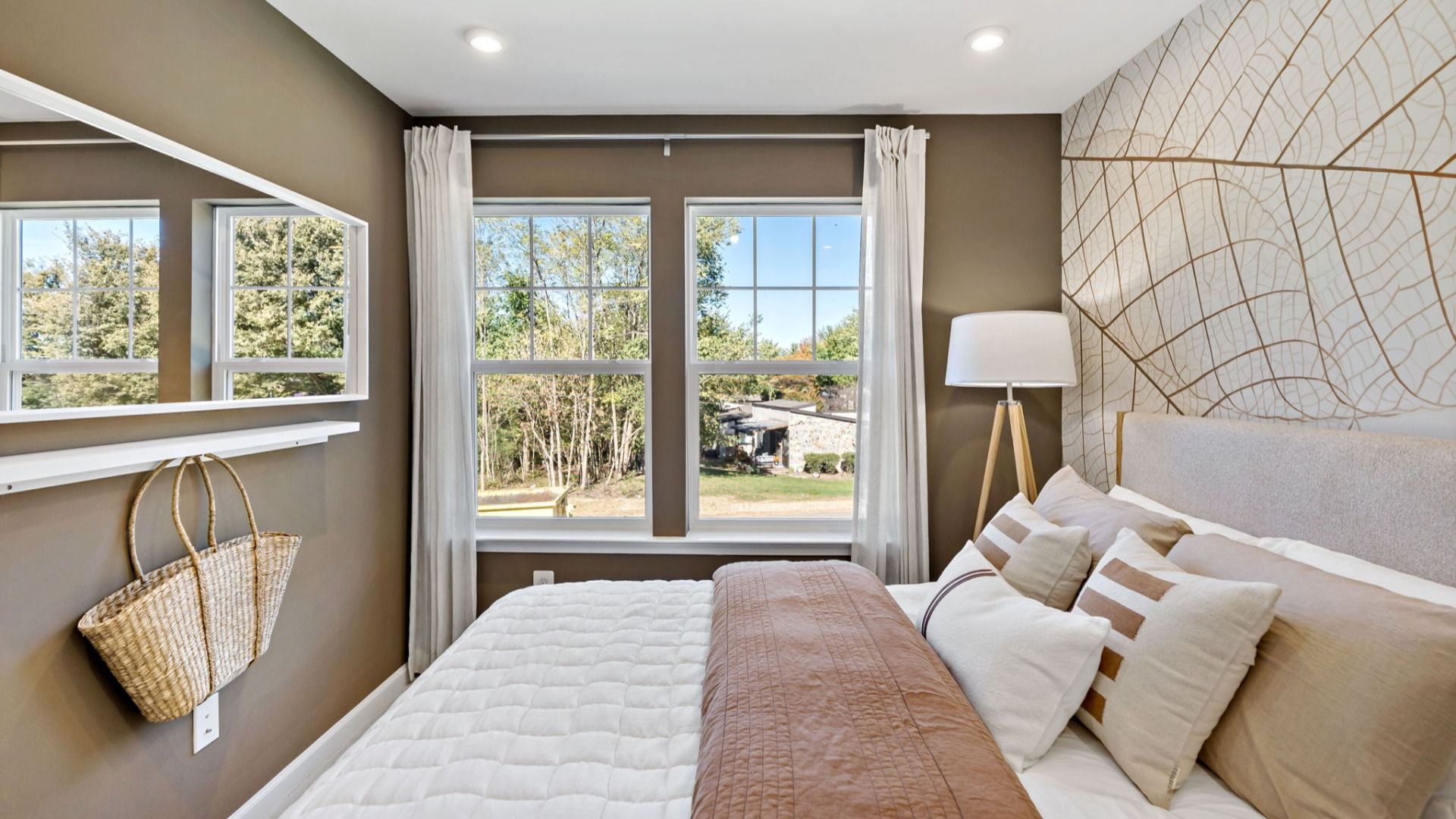 Experience bright natural light in this third bedroom, creating an airy and welcoming atmosphere.
