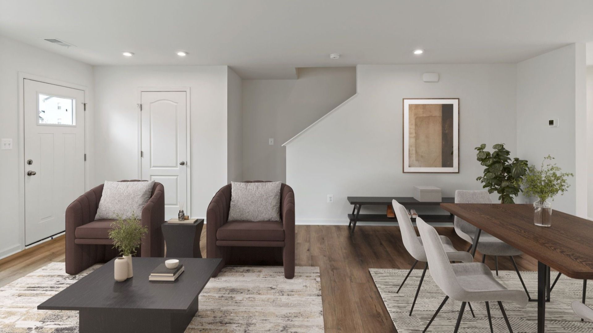 Crafton II Family Room Virtually Staged