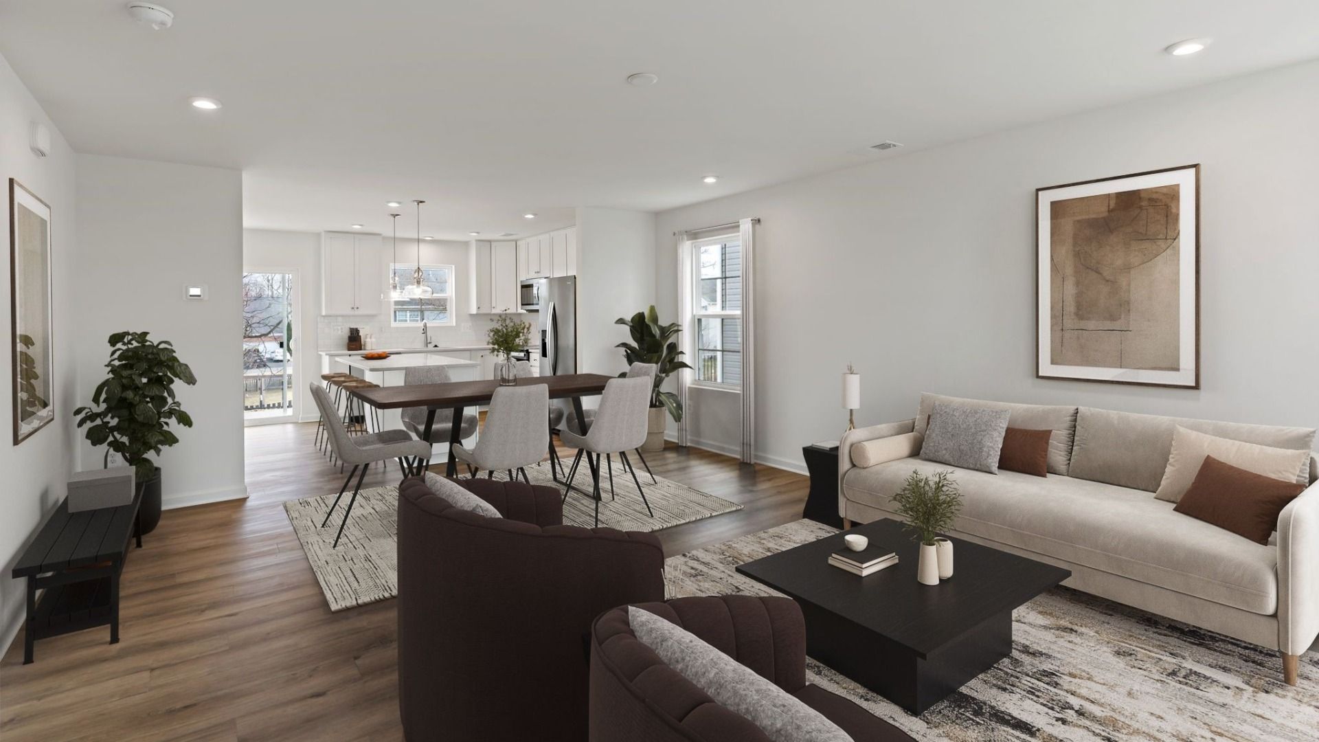 Crafton II - Family Room Virtually Staged