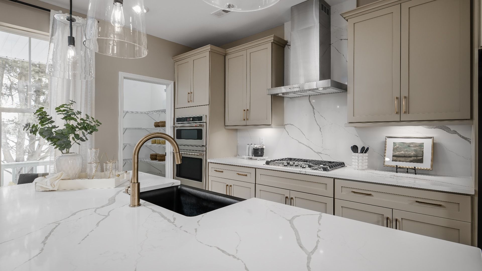 Large Center Island Kitchen and Dedicated Dining Room at Park Place at Ballenger