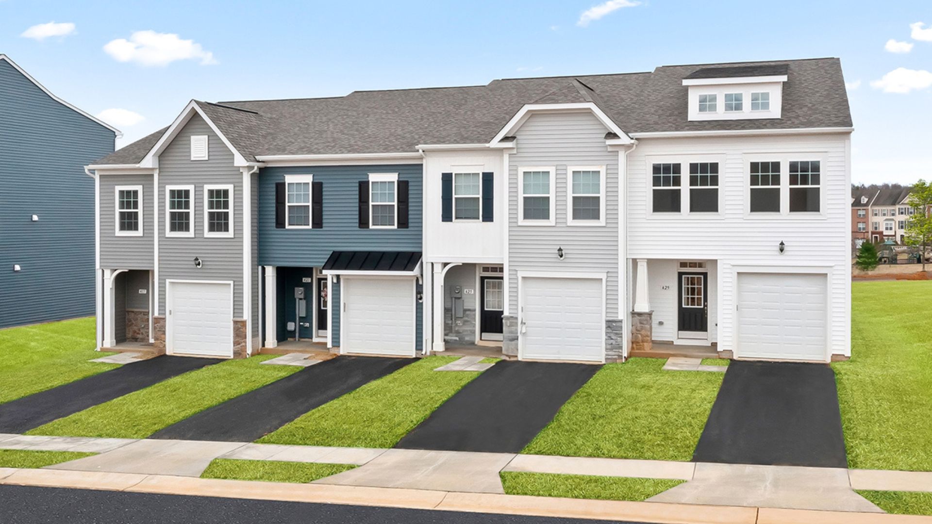 Exterior elevations of the Lynnhaven home plan.