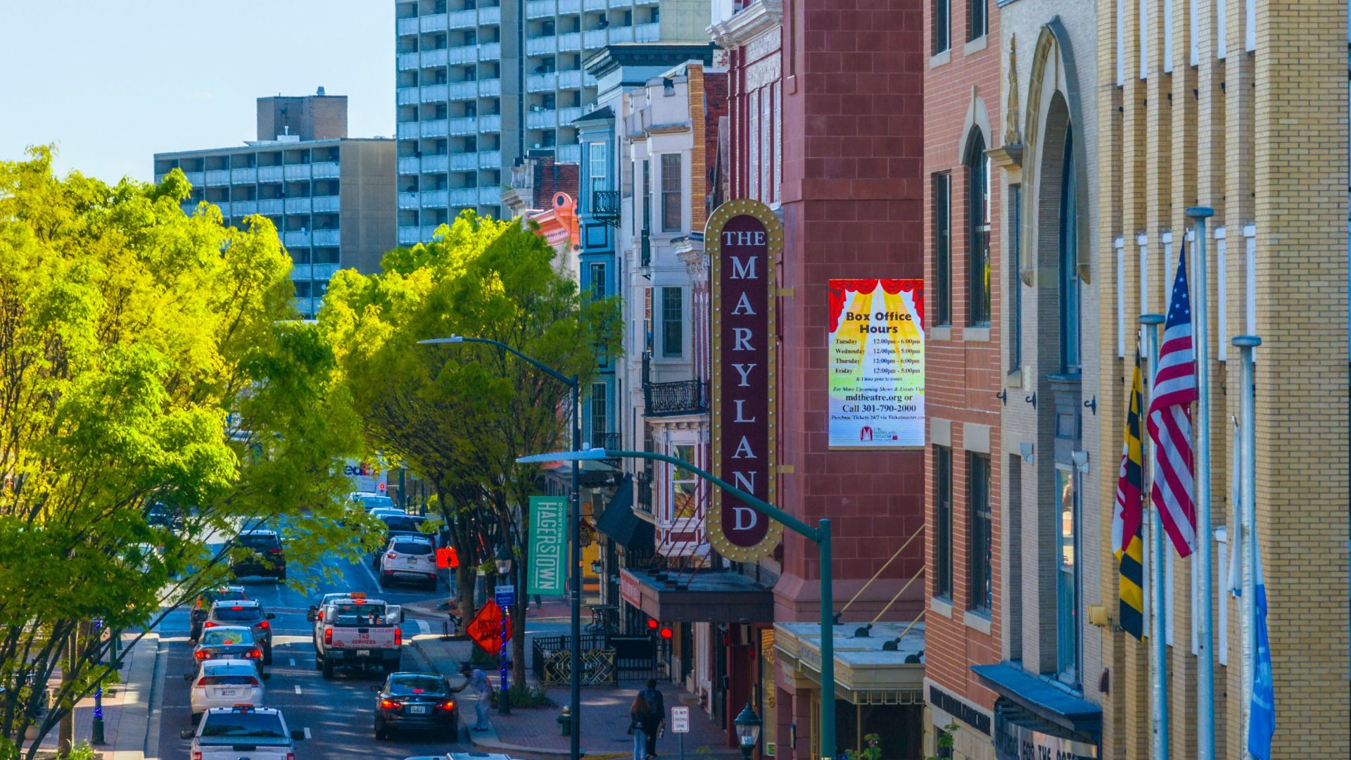 Endless Entertainment and dining options on S Potomac Street in Hagerstown, MD only 9 miles from Keystone Crossing