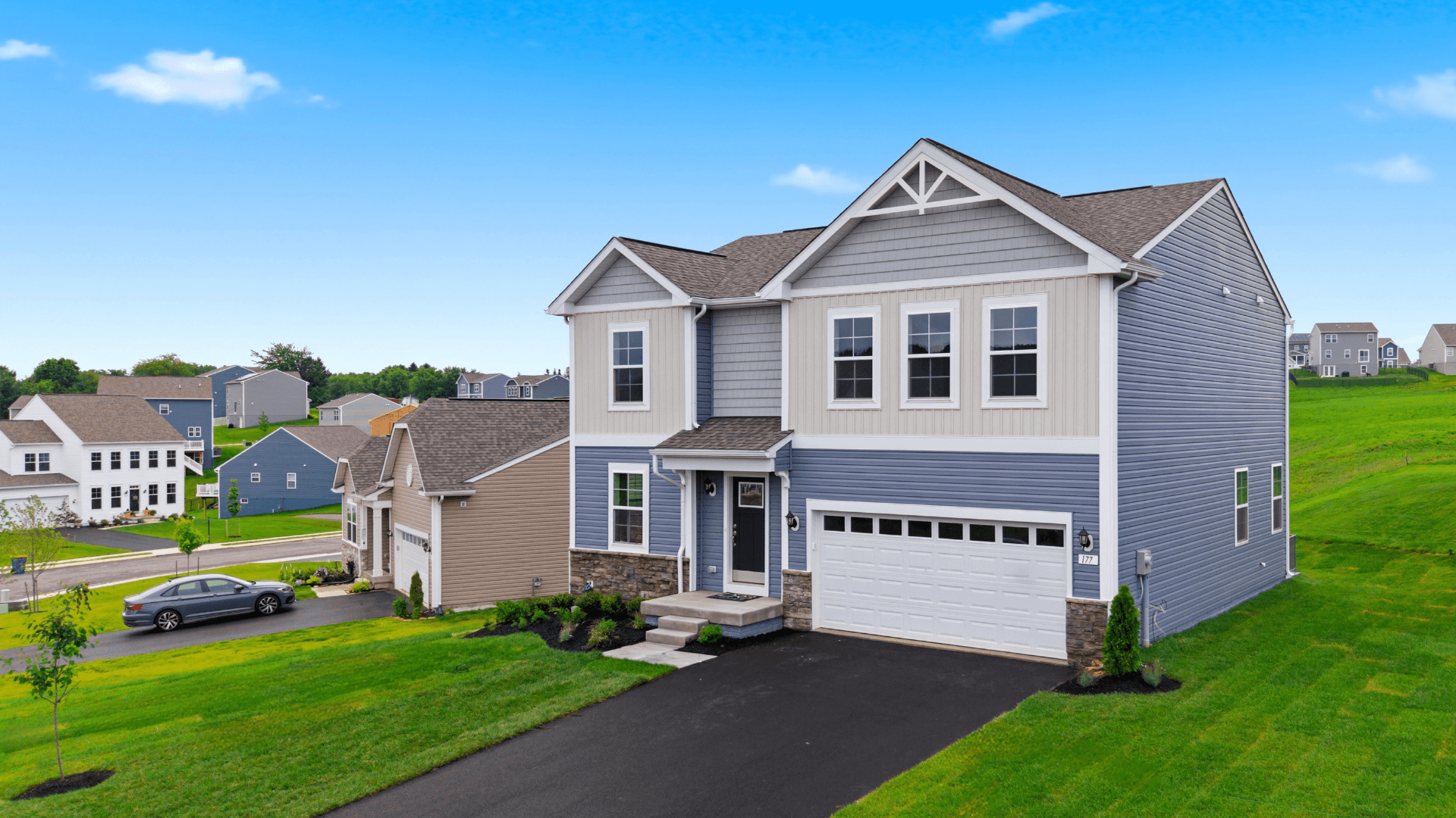 Prinland Heights Single Family Homes por DRB Homes en York Pennsylvania