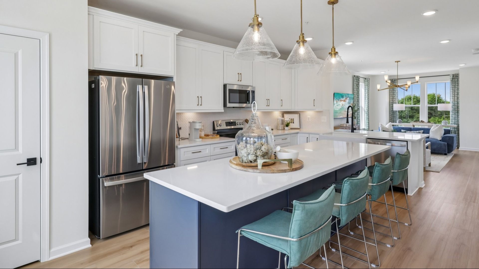 The Upton spacious Kitchen Island at Courtyards of Overlook