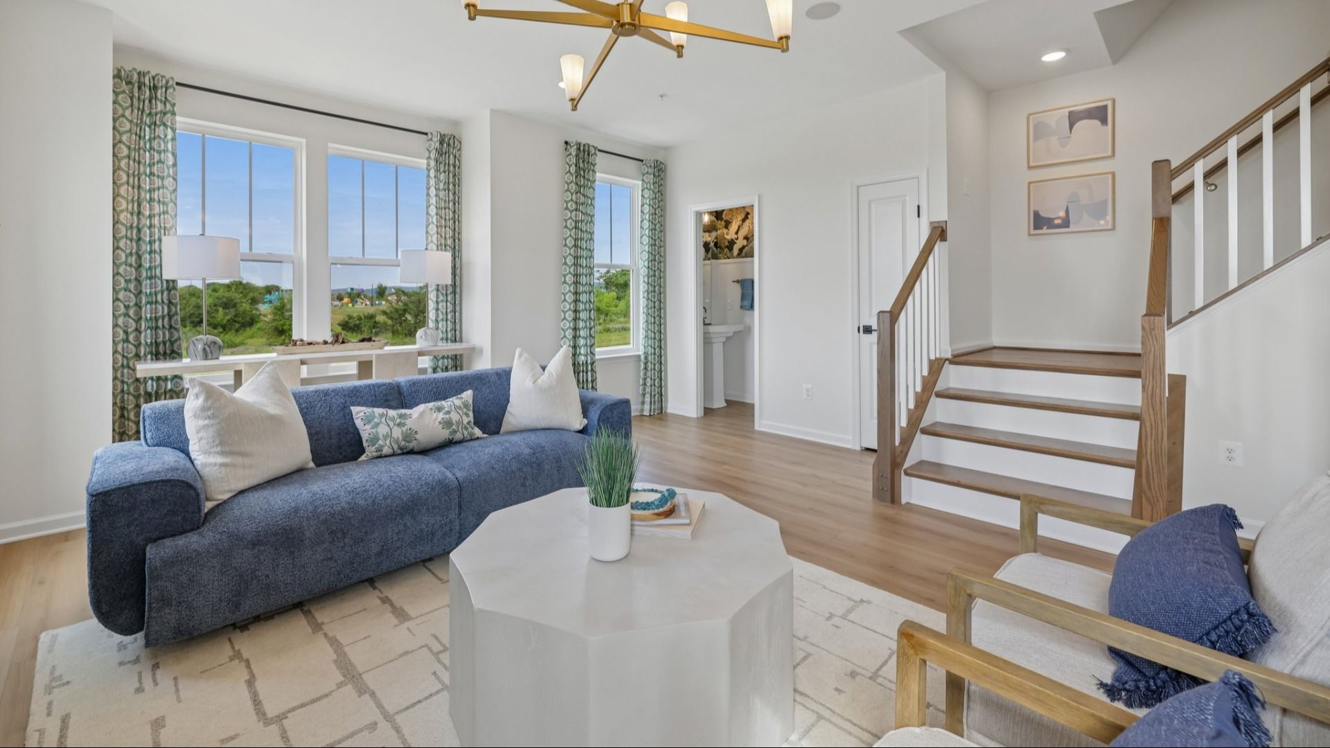 Great Room Overlooks Sophie & Madigan's Playground across the street