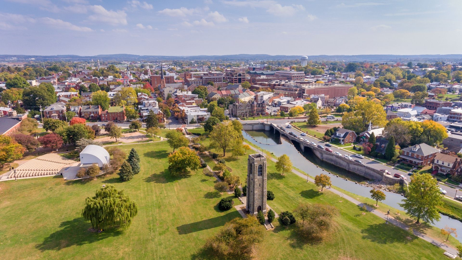 Downtown Baker Park in Frederick, MD