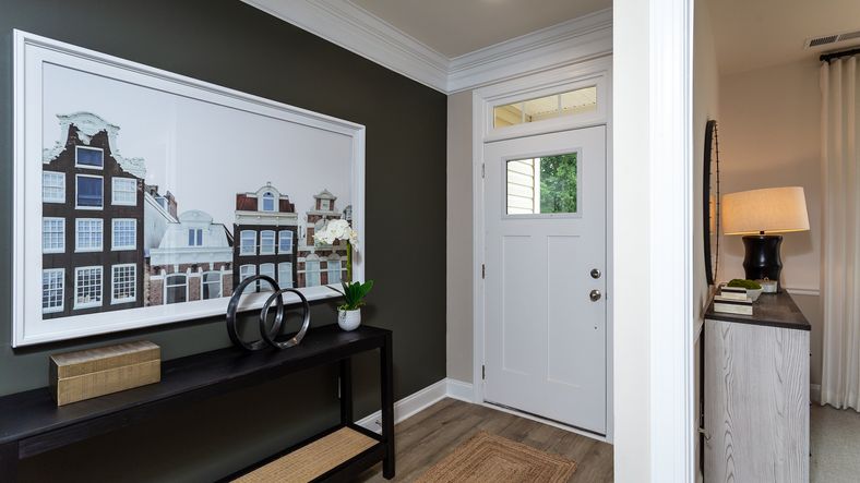 The Foyer in the DRB Homes Finch Model at Rosehill Manor