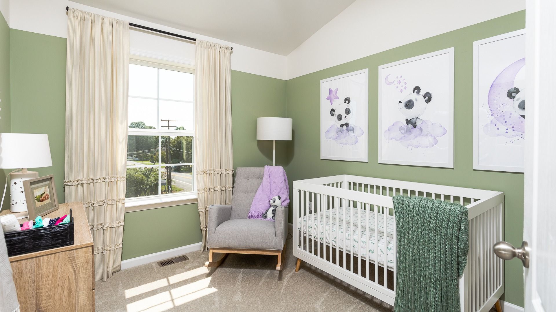 The third bedroom in the York II provides a versatile space, perfect for a child's room or nursery.