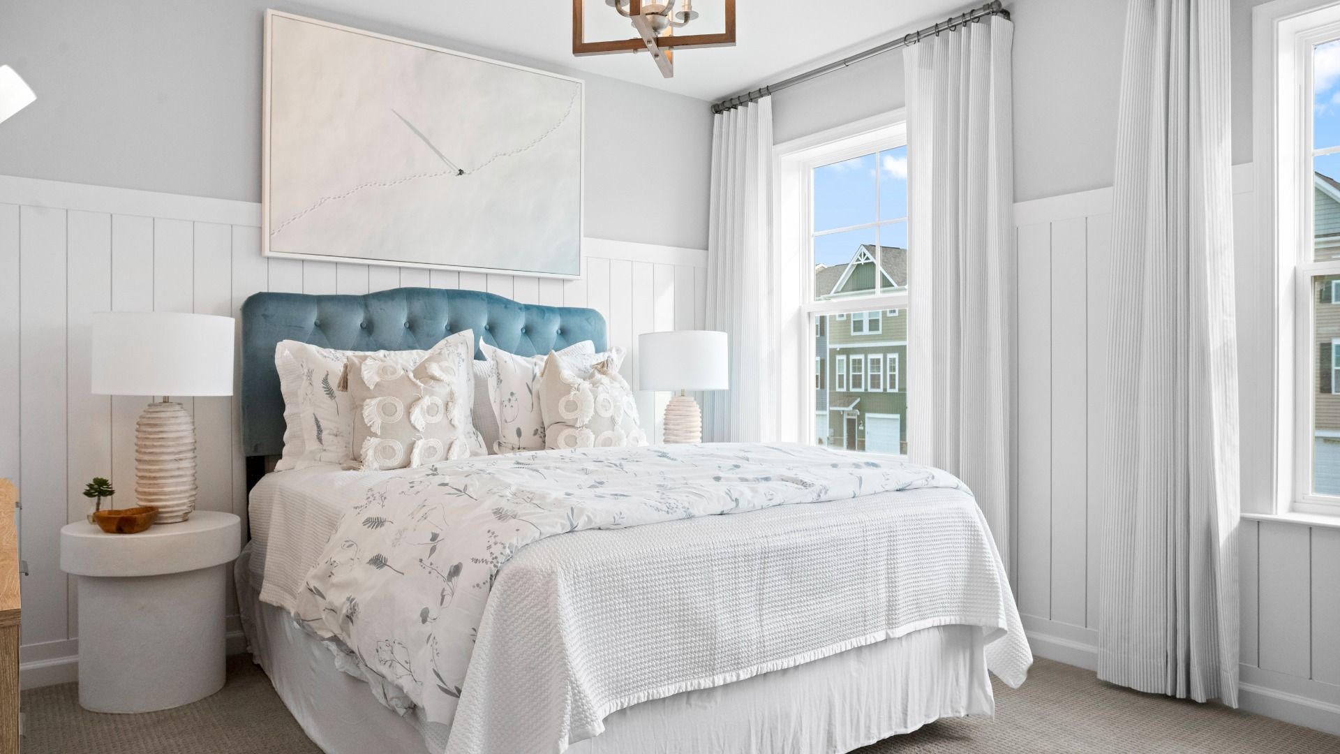 Unwind in the bright and cozy third bedroom of the Bridgeport II floor plan.