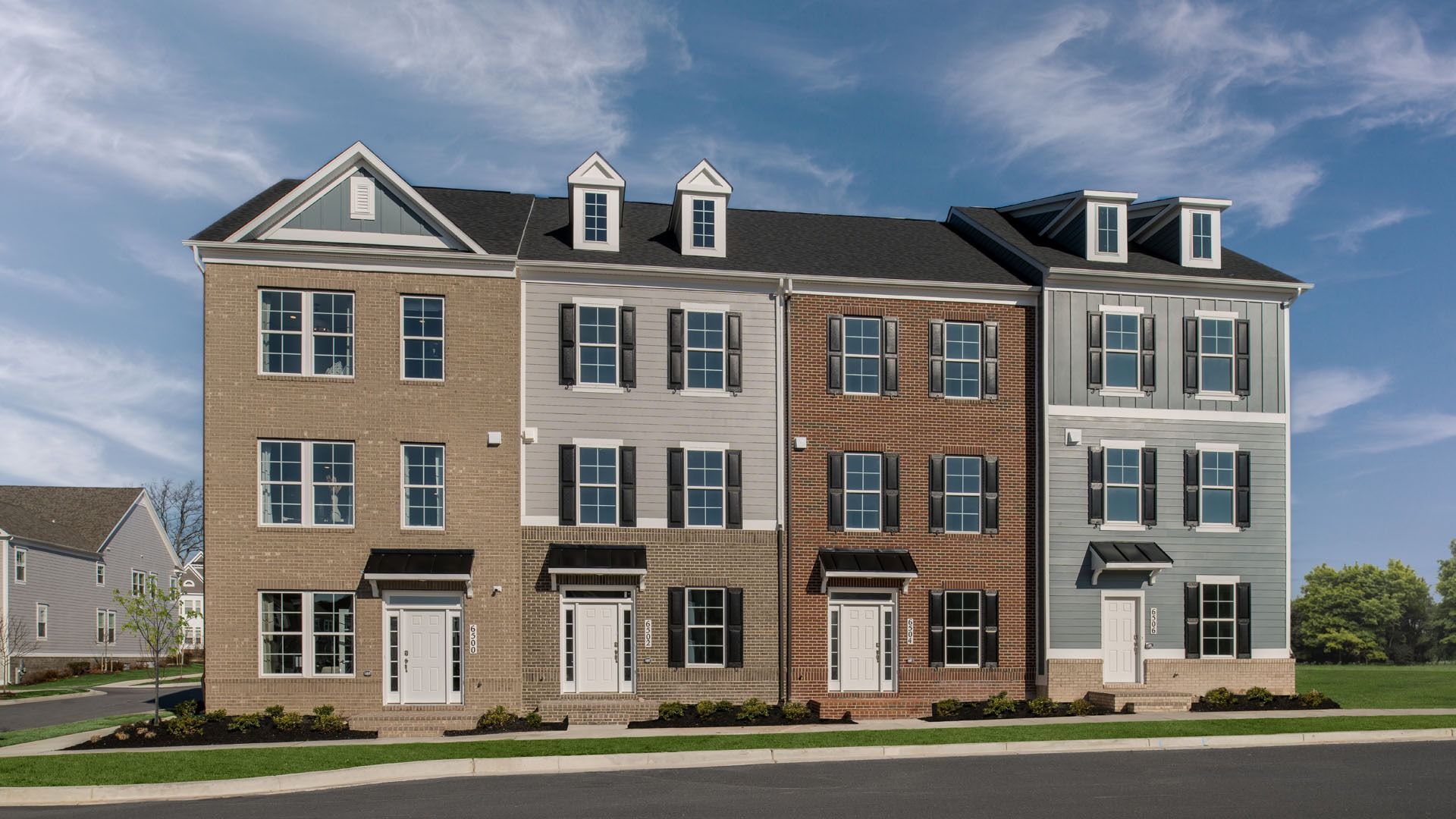 Pratt Plan at Greenleigh Townhomes in Baltimore, MD by DRB Homes
