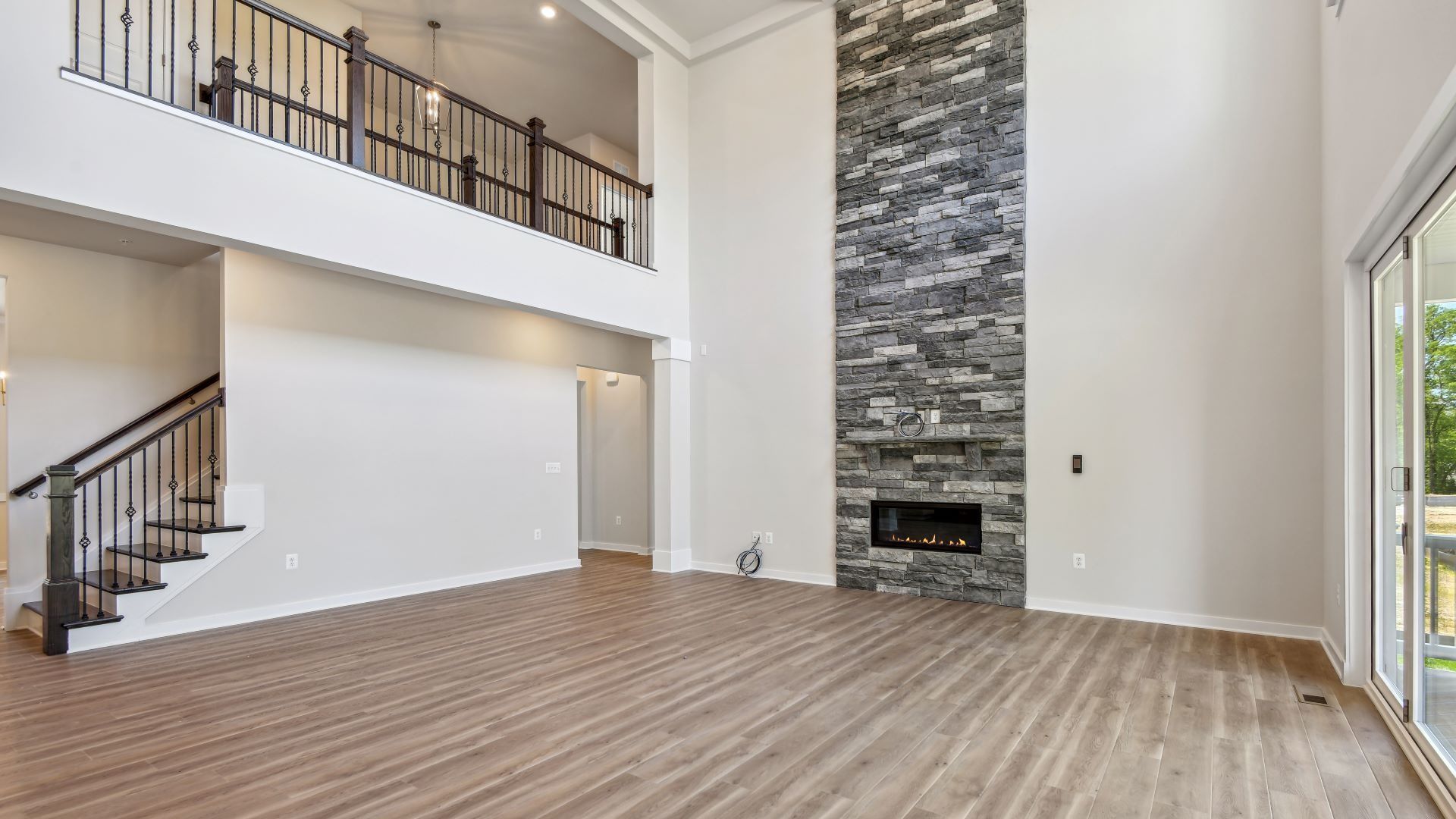 Spacious 2-Story Family Room in the Creighton at South Lake