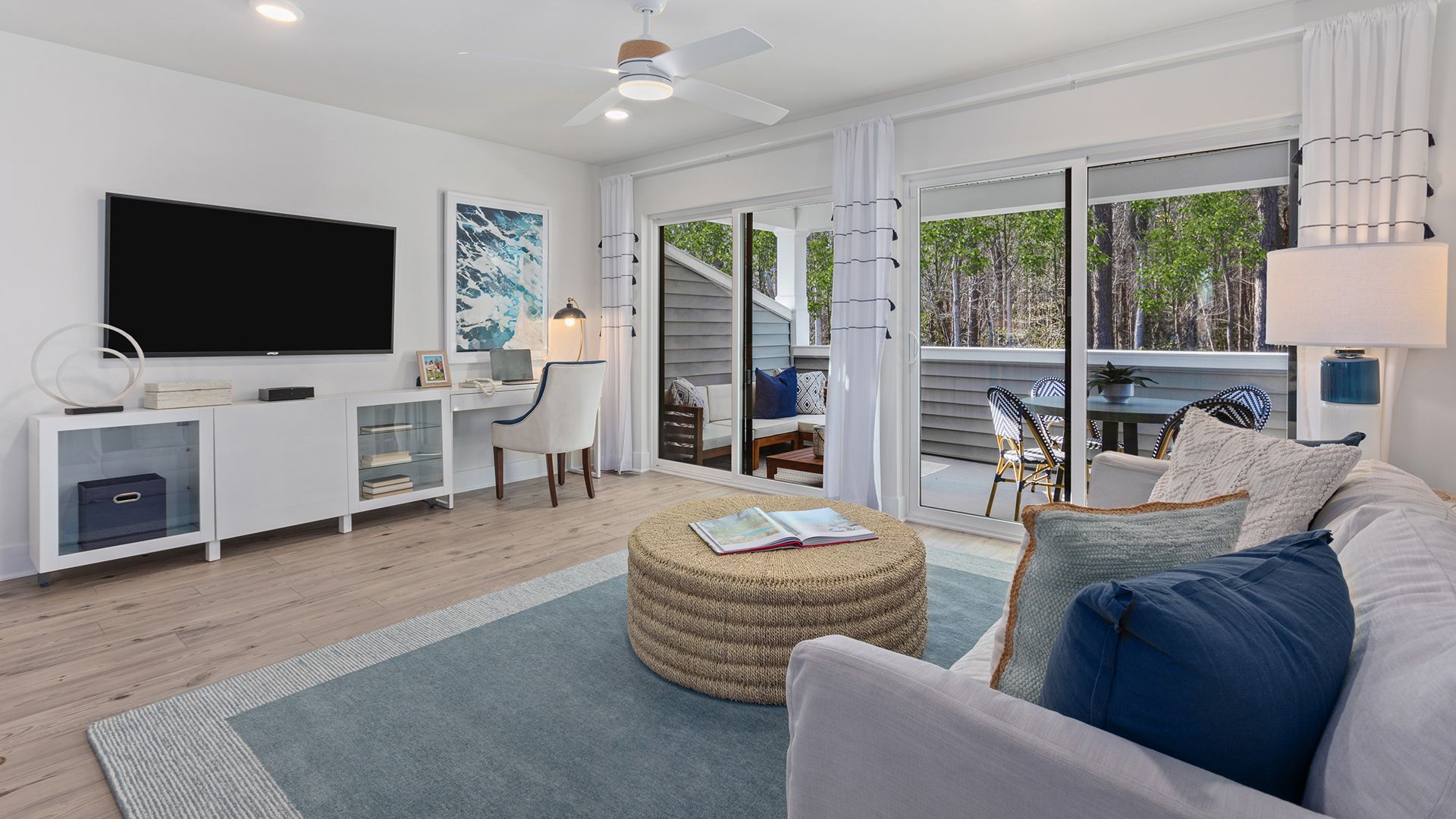 The Barbados Single Family Home Features a Dynamic Second Floor Loft Complete with a Balcony
