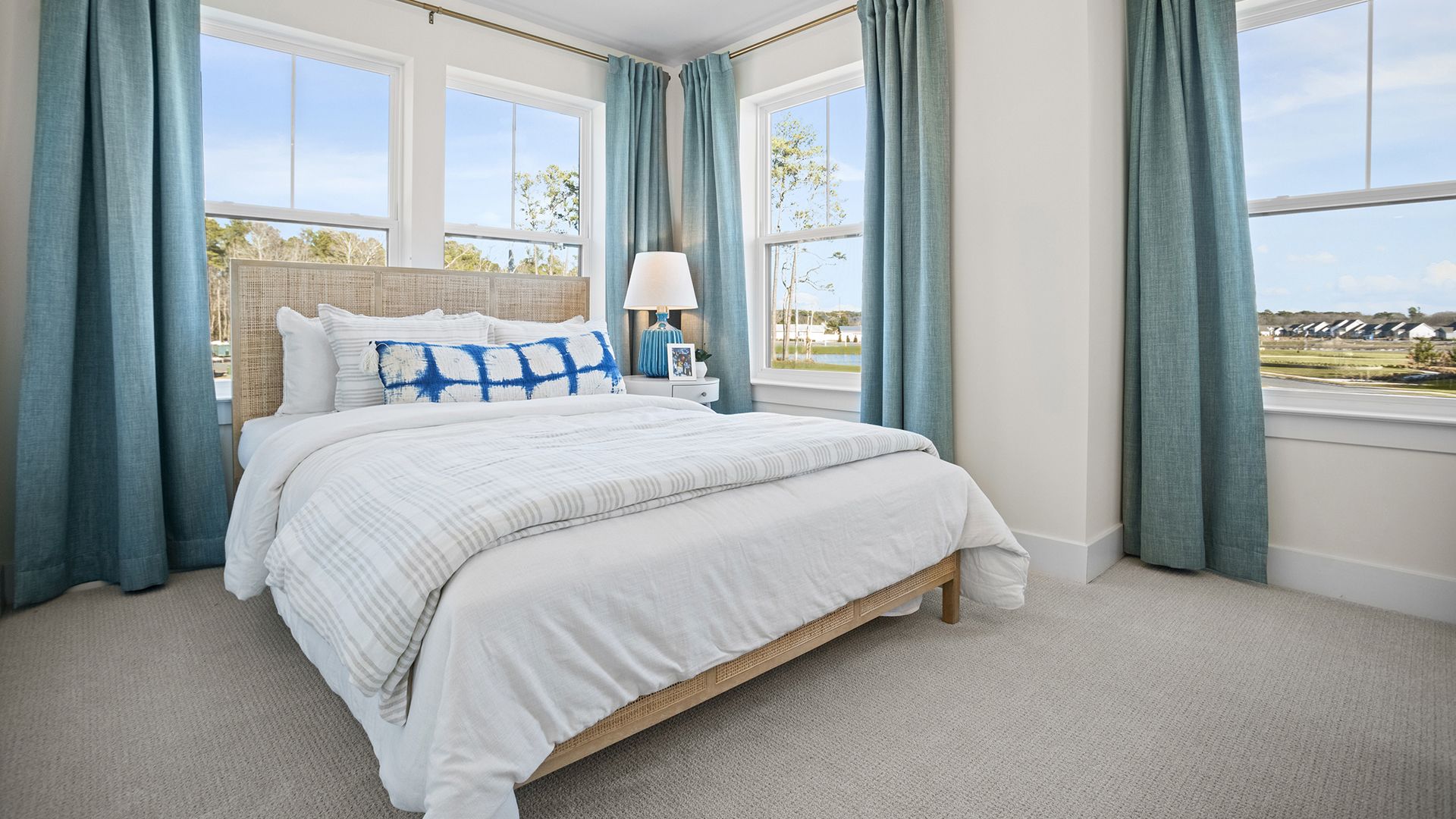 Houseguests will Enjoy a Generously Sized Secondary Bedroom in the Barbados at South Lake