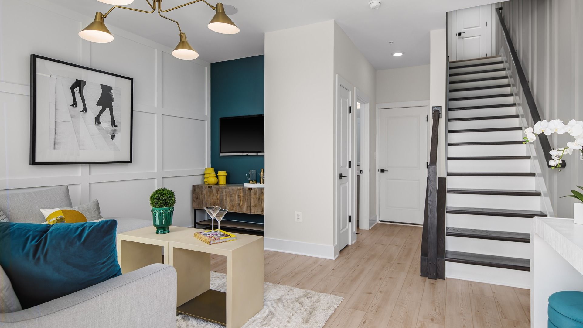 Bridgton Townhome Entryway at Locke Landing