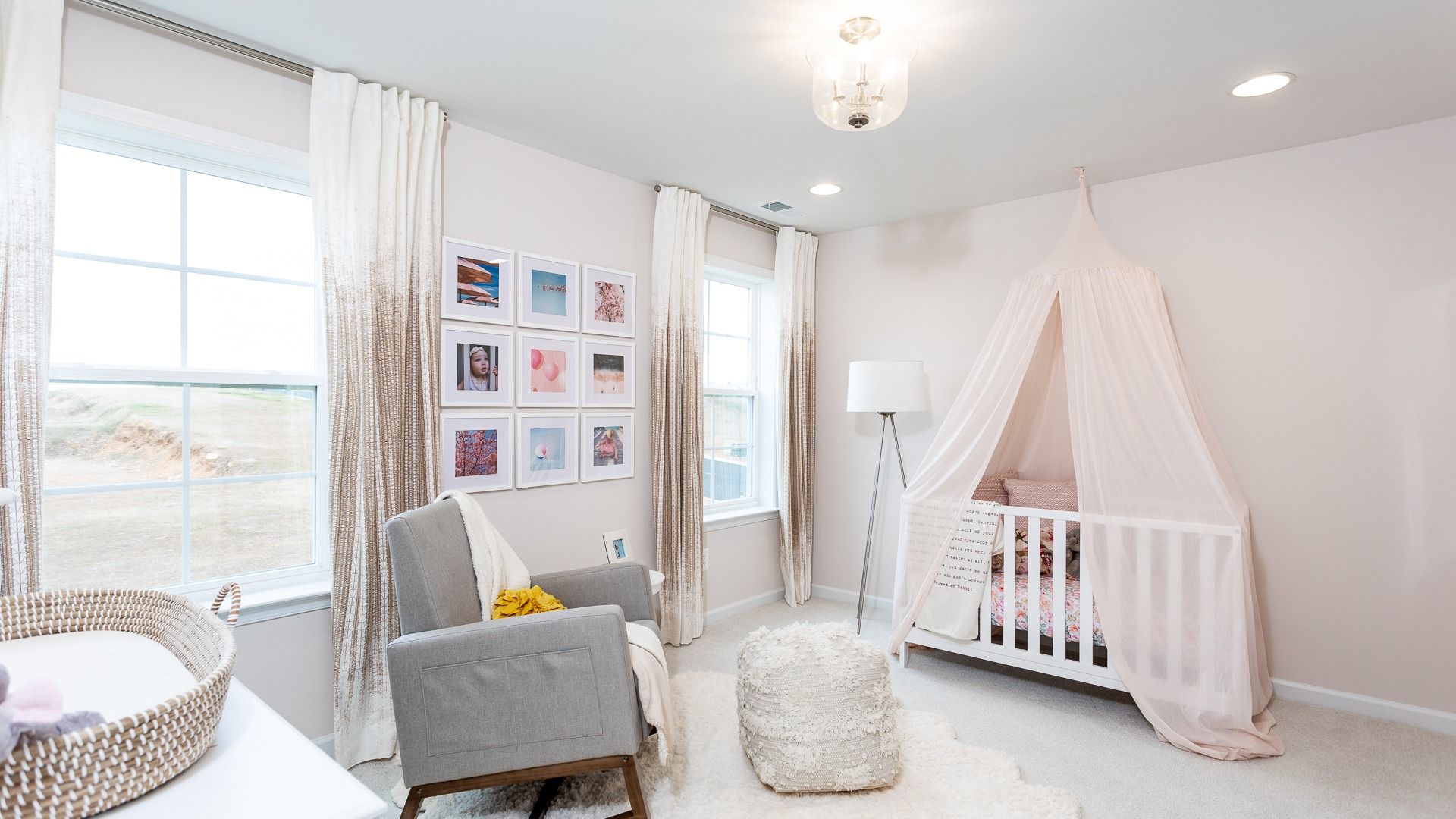 The second bedroom in the Regent II can be designed as a cozy nursery or children’s room.