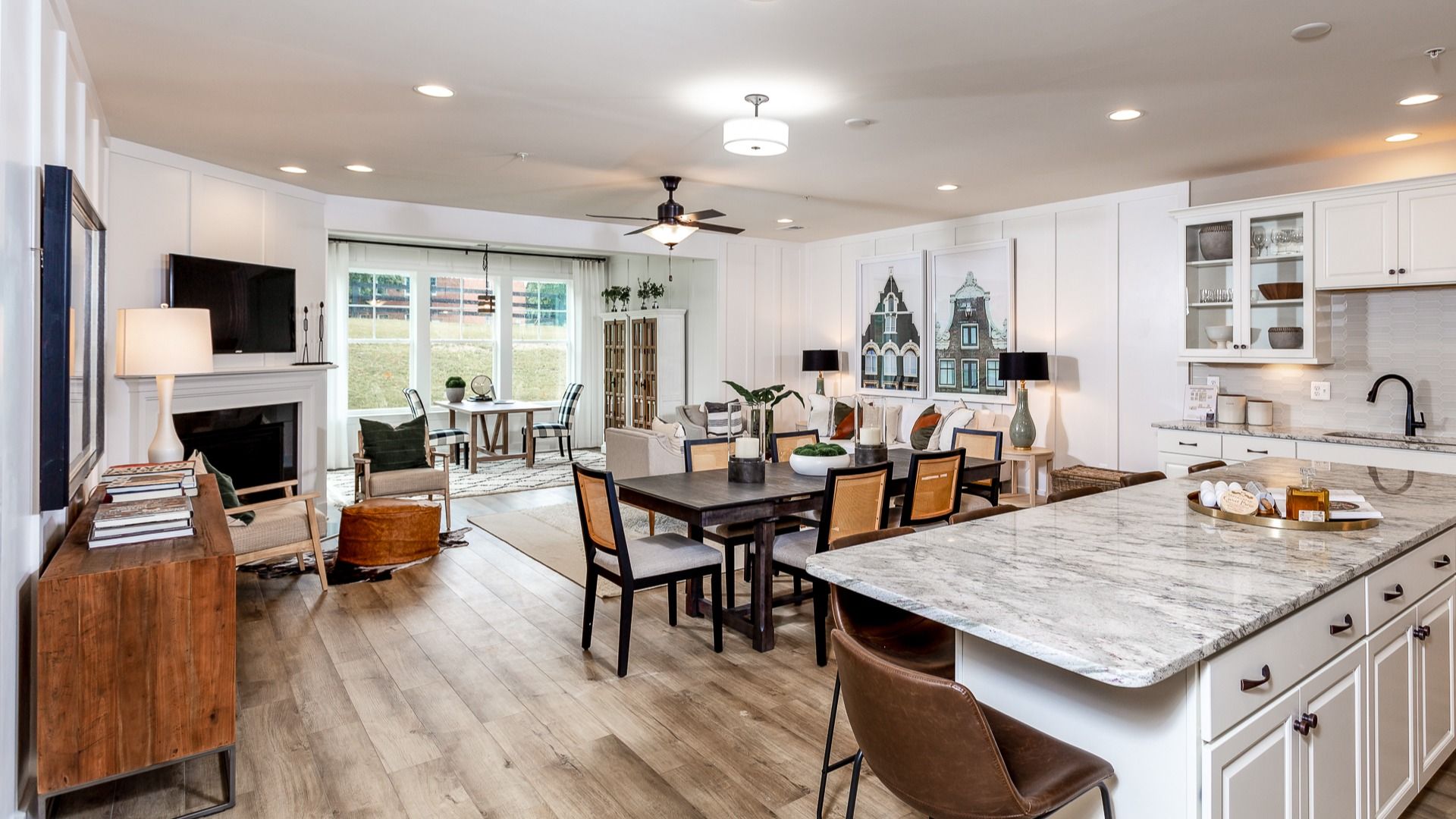 Open-concept living area in the Finch floor plan designed for comfort, style, and easy entertaining.