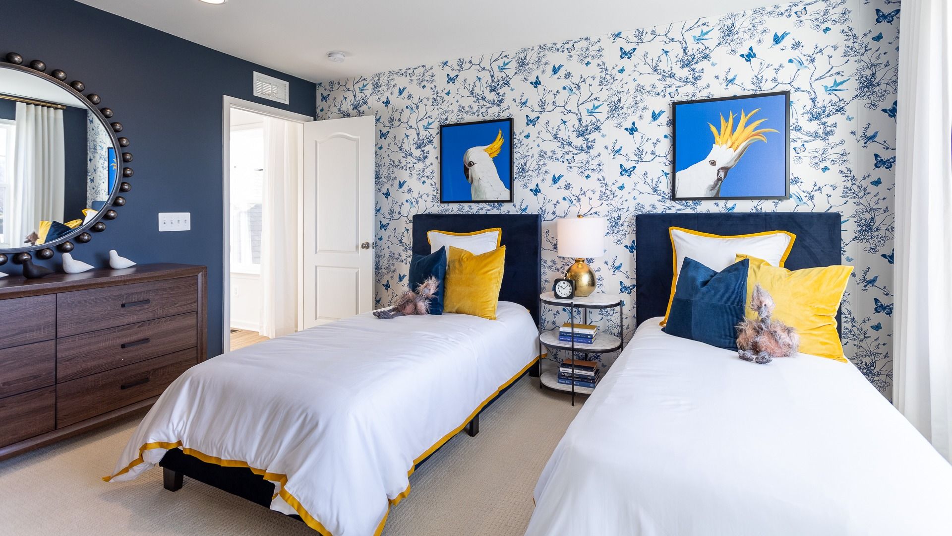 The second bedroom in the Clemson II creates the perfect space for a youthful shared bedroom.