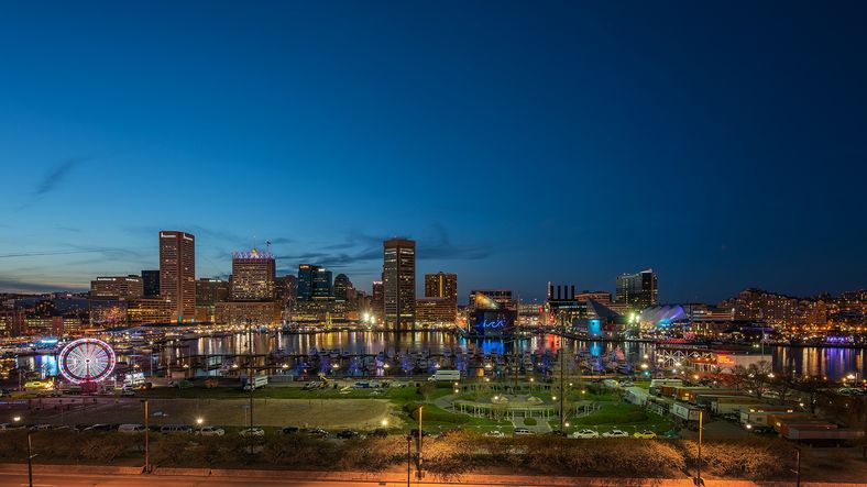 Nearby Baltimore Inner Harbor