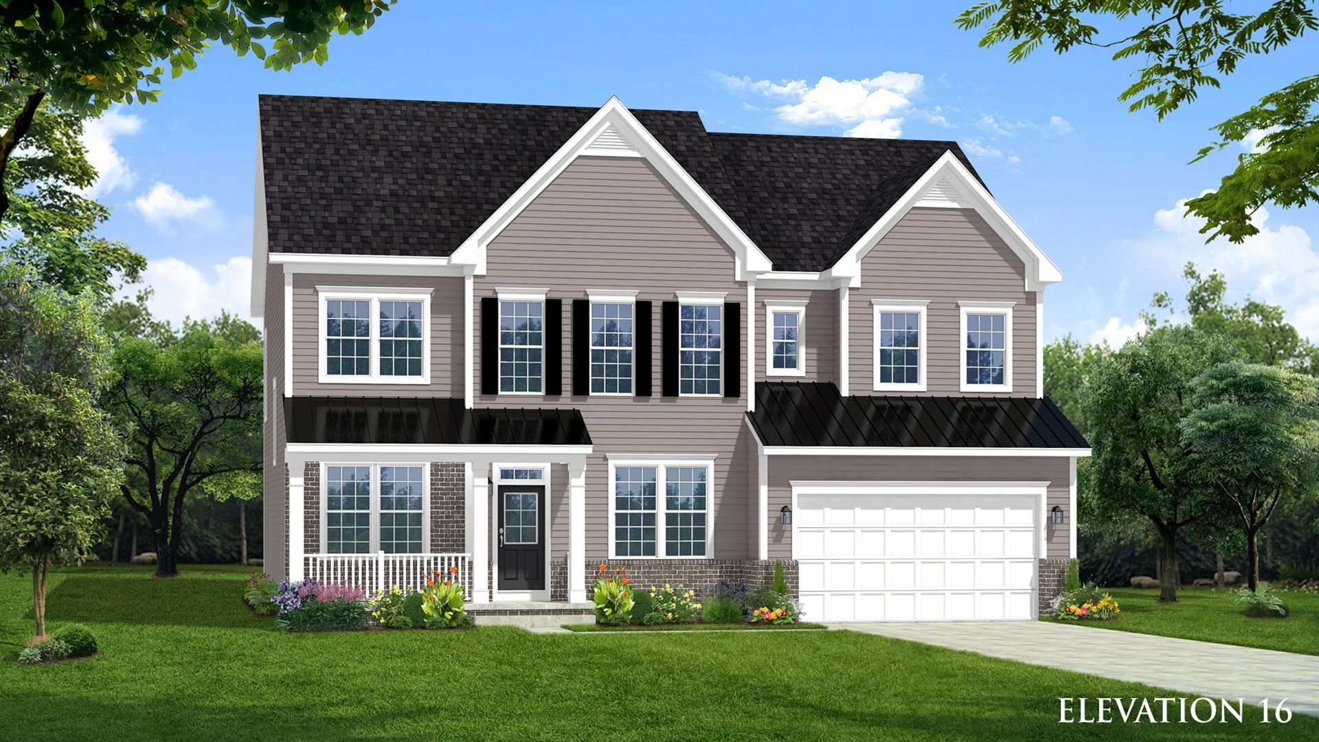 Emory II Elevation 16 at Brunswick Crossing