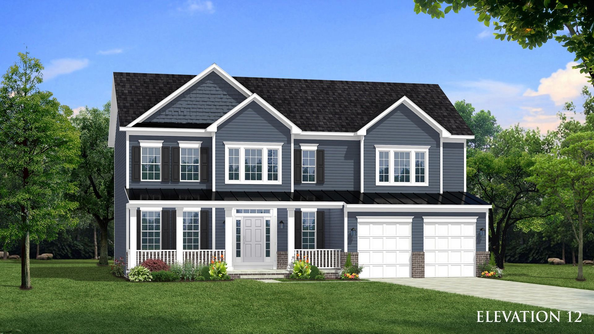 Oakdale II Elevation 12 at Brunswick Crossing