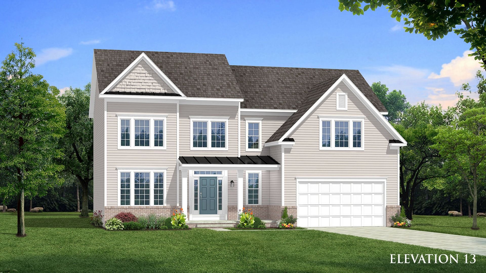 Oakdale II Elevation 13 at Brunswick Crossing