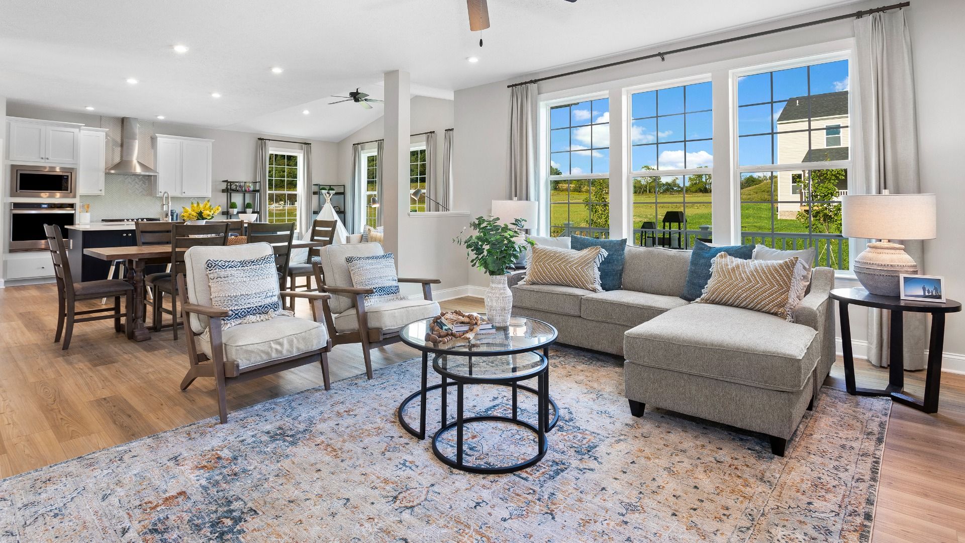 Cumberland II Living Room and Kitchen