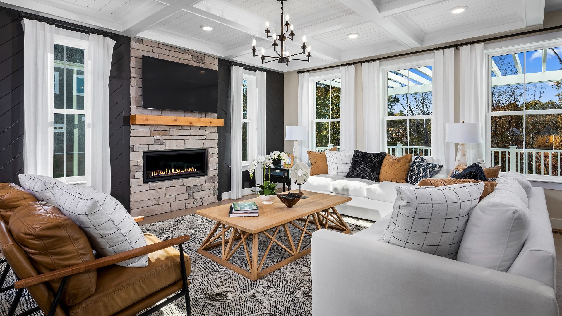 Emory II Living Room at Tuscarora Creek East