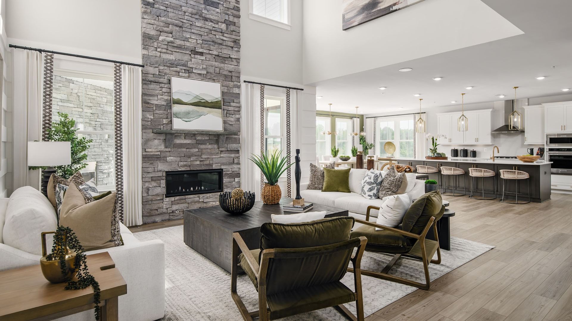 Albemarle Living Room at Tuscarora Creek East