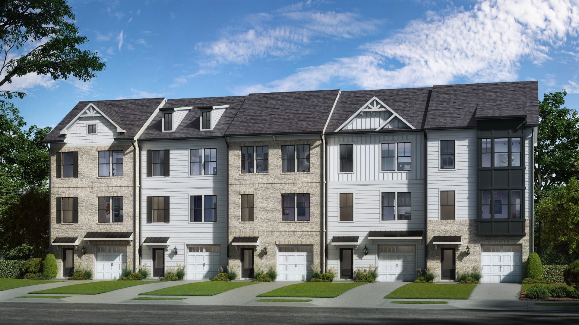 Graham Townhome Rendering at Tuscarora Creek East in Frederick, MD