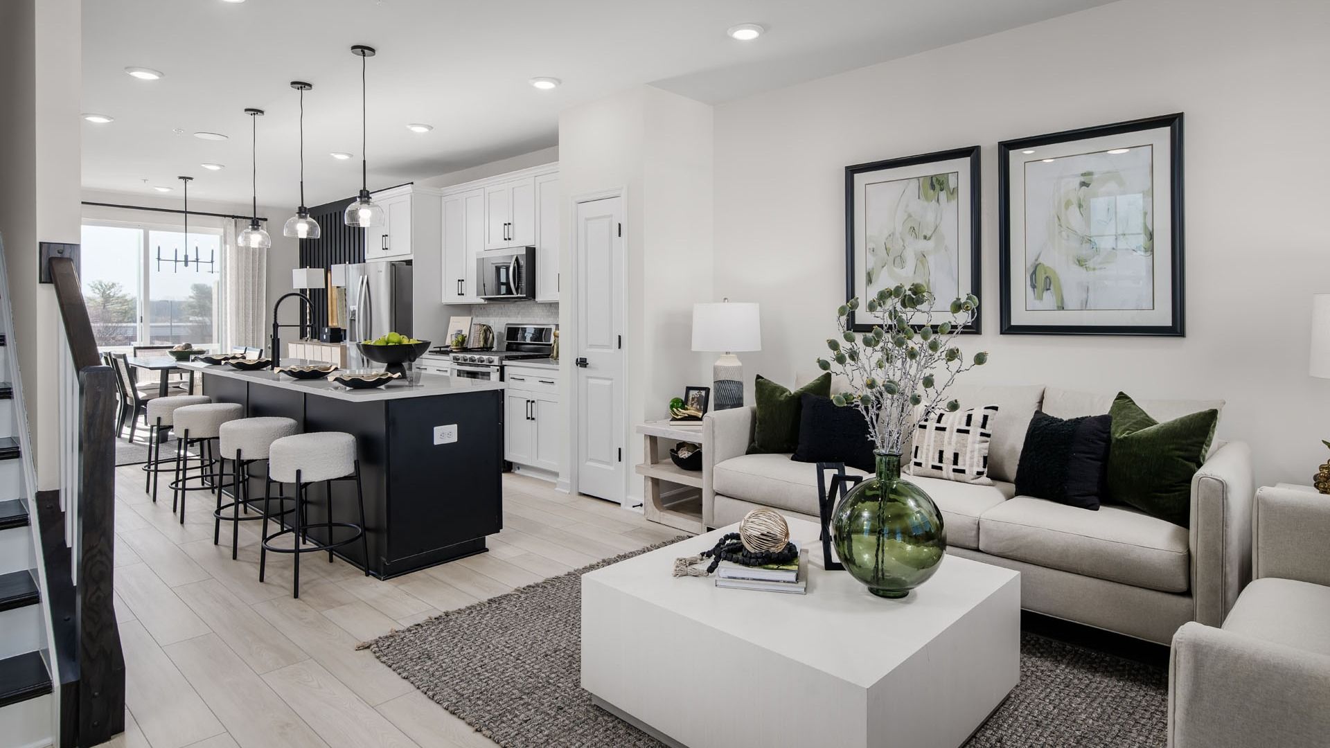 Abbey Living Room and Kitchen