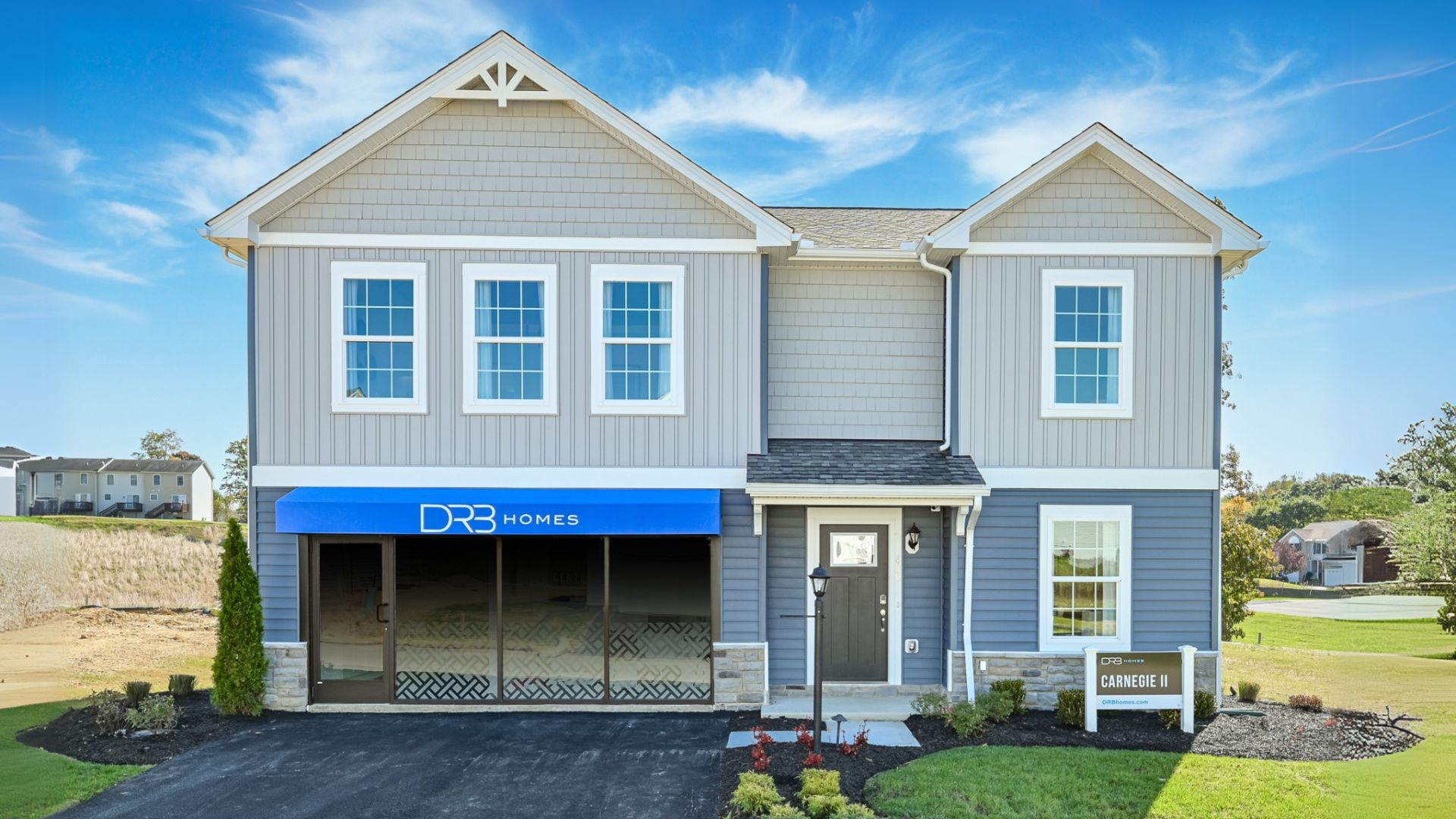 Carnegie II exterior elevation 6 at the DRB Homes community at Stony Run in Dillsburg, PA