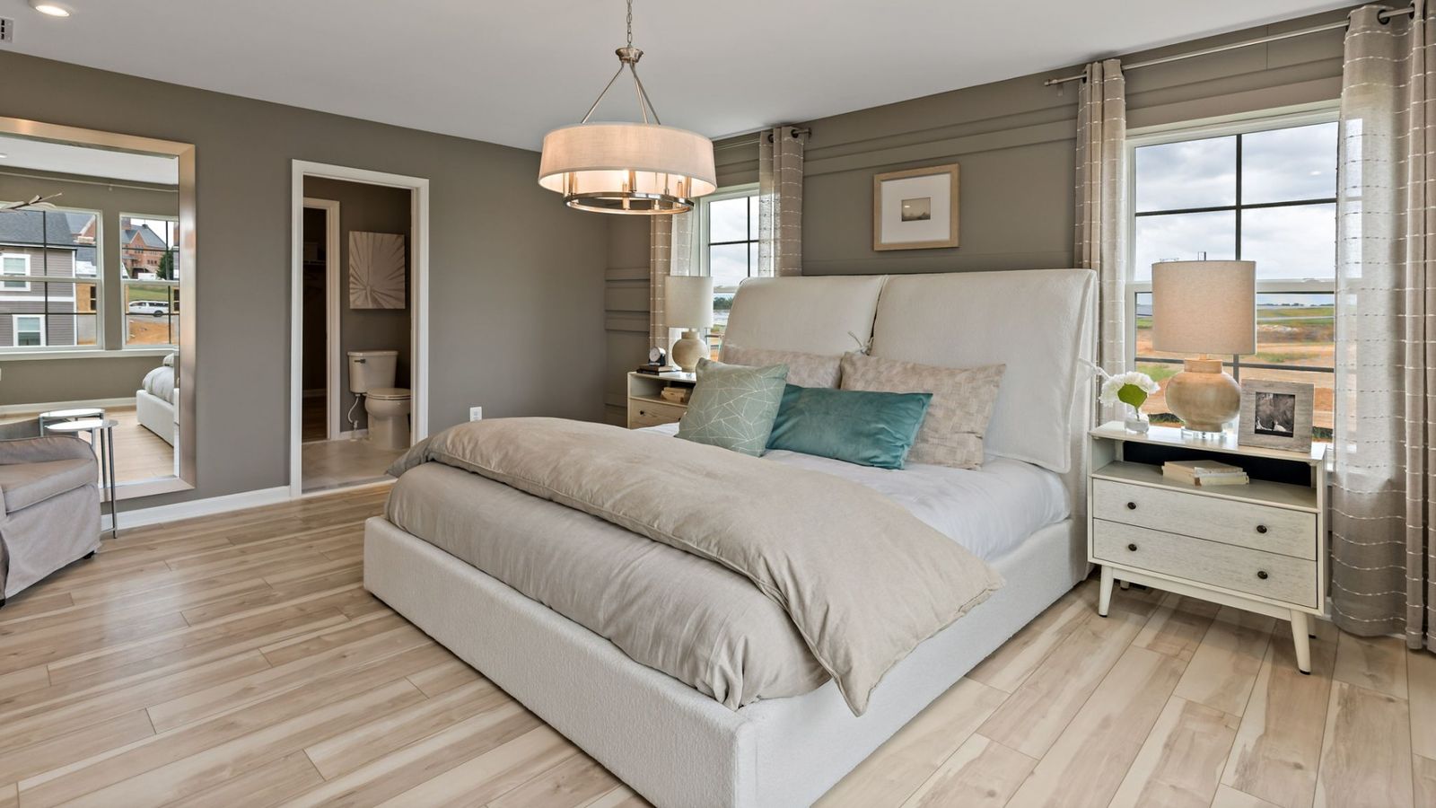 A dreamy primary suite in the Whitehall II floor plan, featuring elegant finishes and serene style.