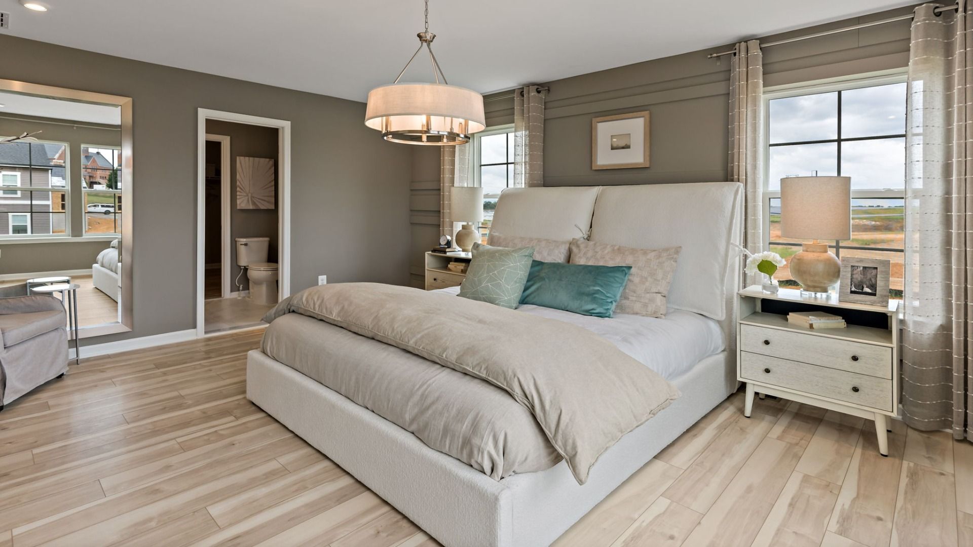 A dreamy primary suite in the Whitehall II floor plan, featuring elegant finishes and serene style.