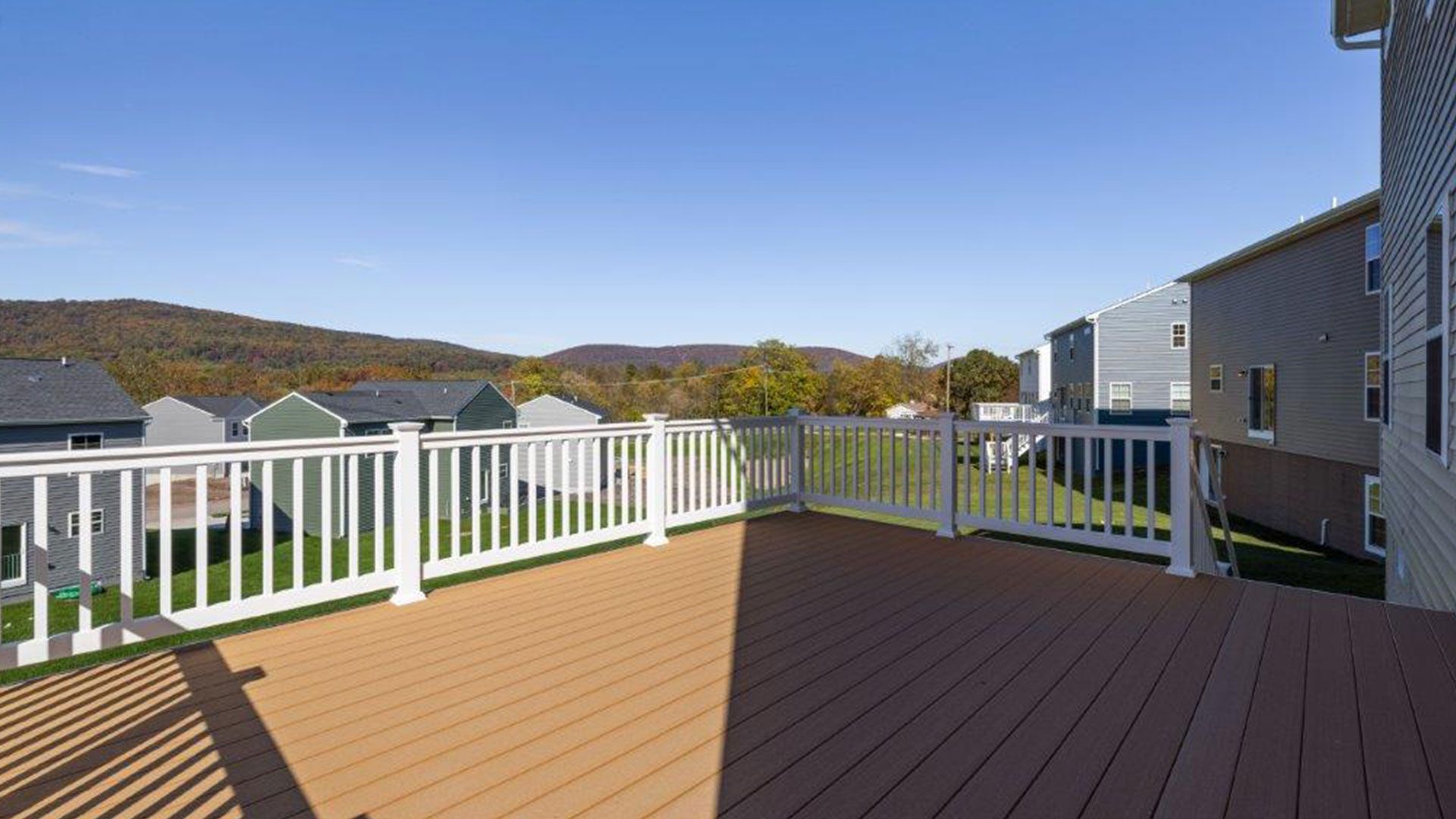 Enjoy the outdoors with the Carnegie II, featuring a spacious deck for relaxing or entertaining.