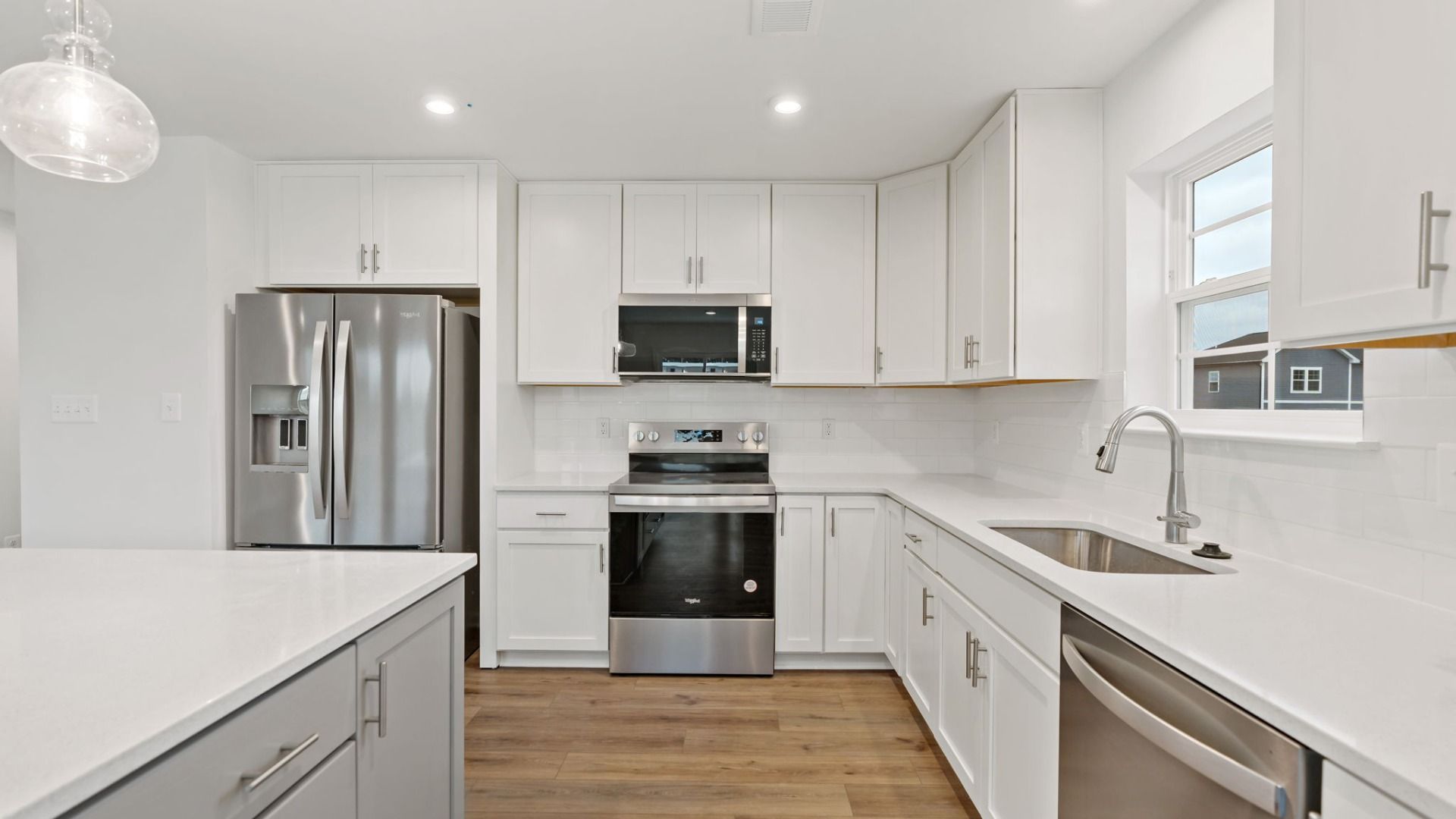 Bright, modern kitchen in the Edgewood II floor plan, designed for style and function.