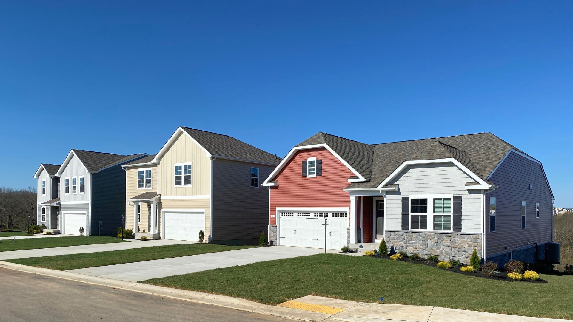 Whitehall II, Carnegie II, and Edgewood II exterior elevations