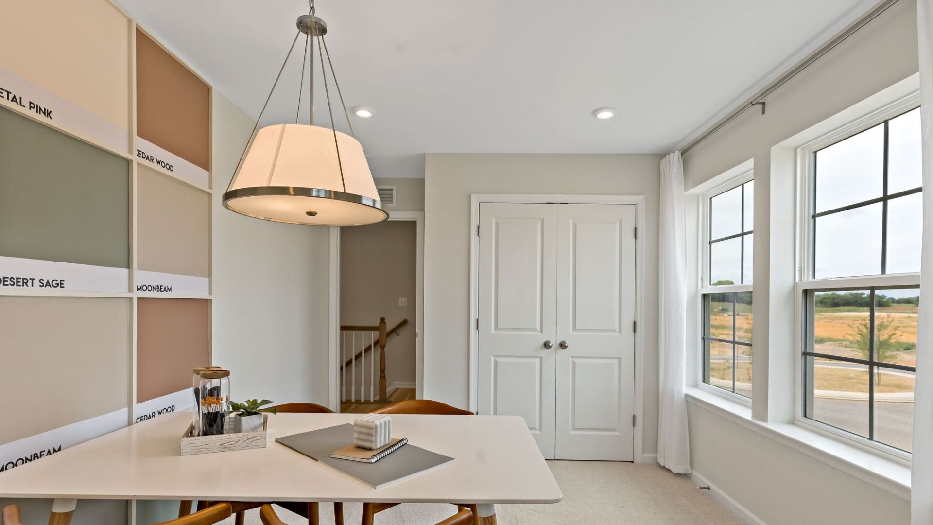 The home office in the Whitehall II floor plan is the perfect place for productivity.