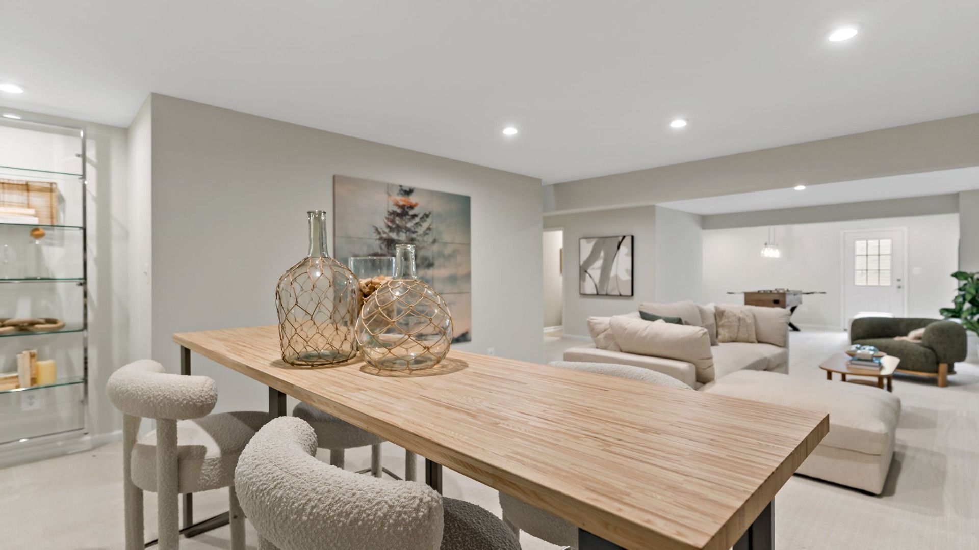 Enjoy style and comfort in the Whitehall II lower level, perfect for entertaining or relaxing.