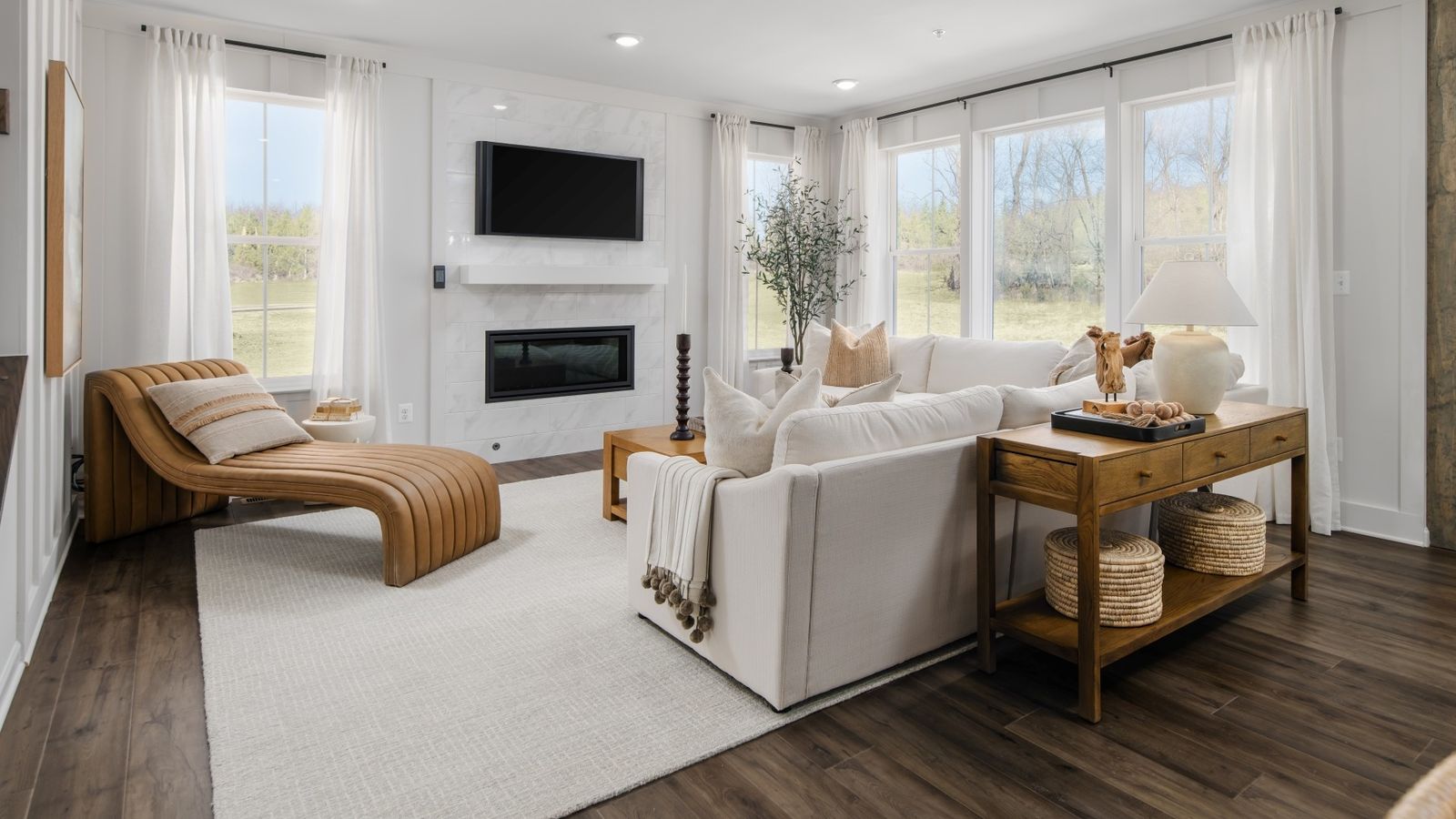 Colton II Living Room at Tuscarora Creek East