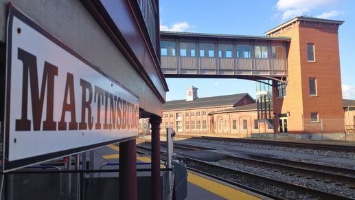 Enjoy daily access to Amtrak and MARC trains from MRB Caperton Transportation Center, only 1 mile from Courthouse Square.