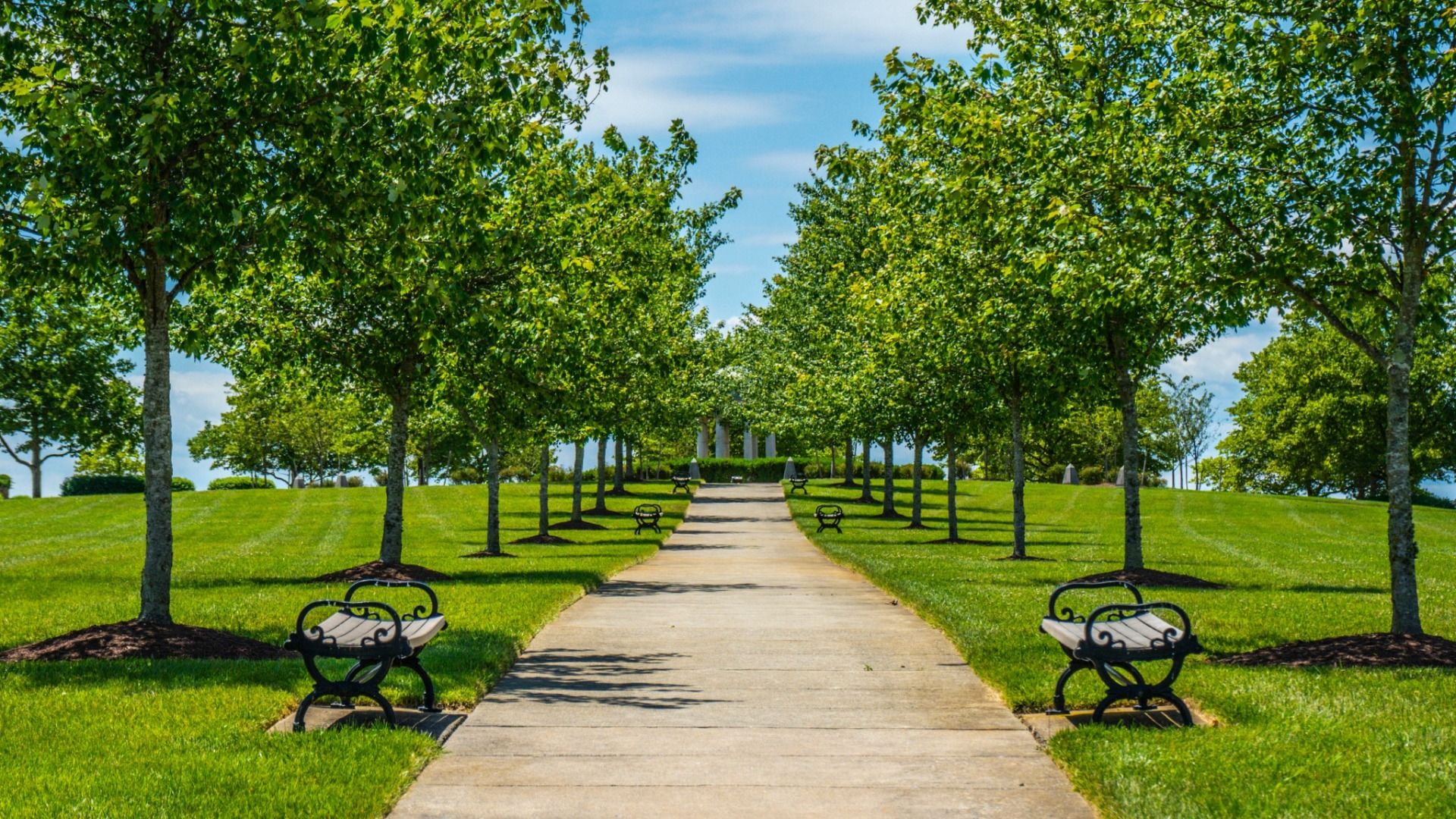 Bask in the community's scenic beauty at this community outdoor space in Huntfield.