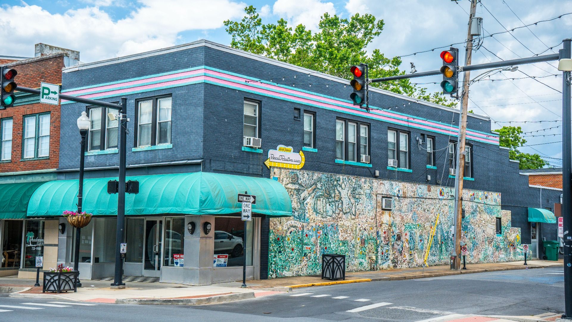 Downtown Charles Town, WV offers unique shopping and dining spots.