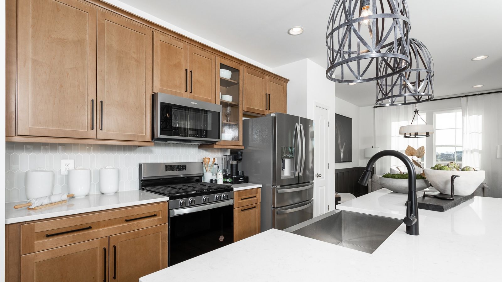 Explore the sleek kitchen in the Bedford II floor plan, designed as a polished, functional space.