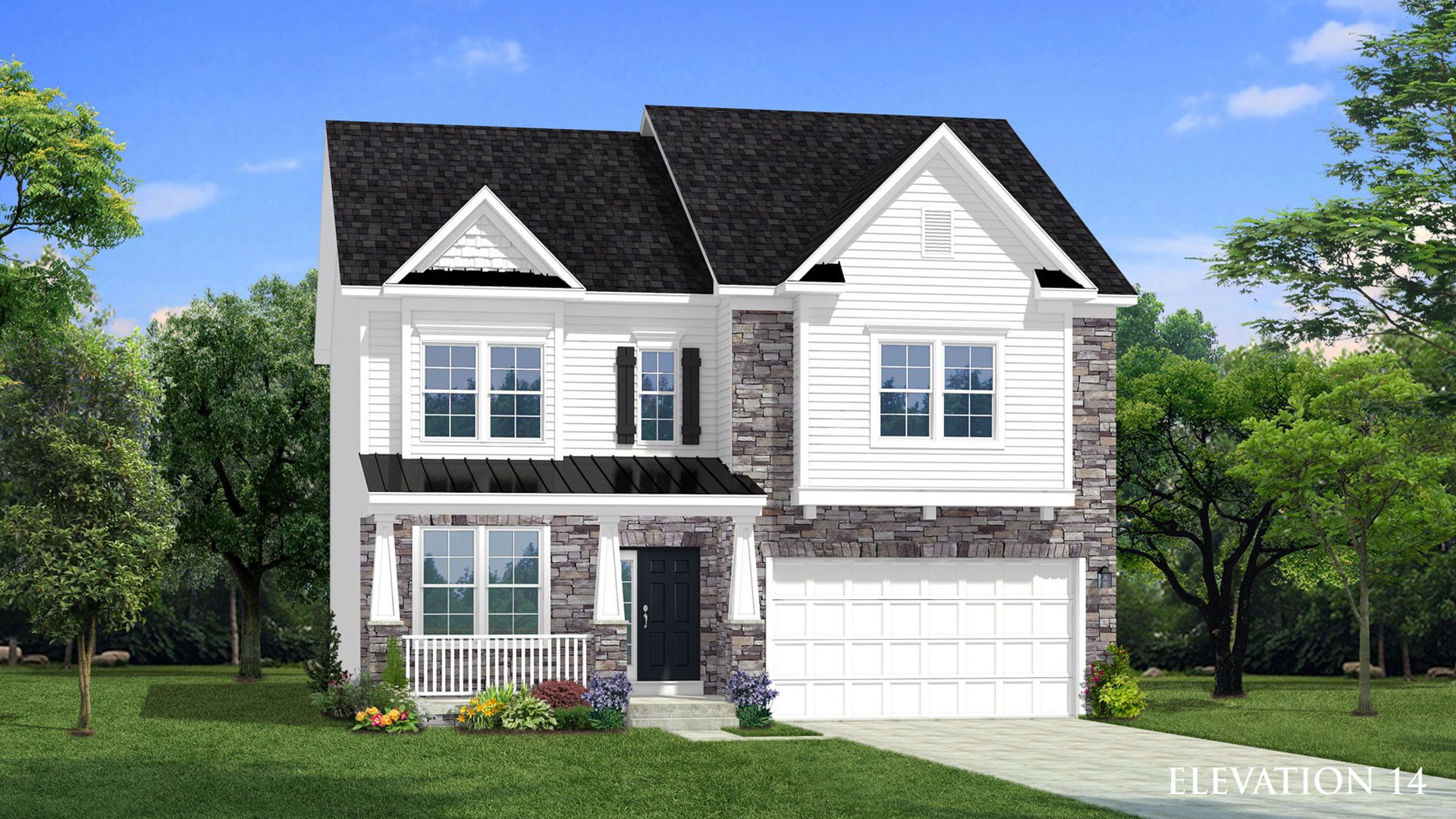 Cumberland II Single Family Home Elevation 14