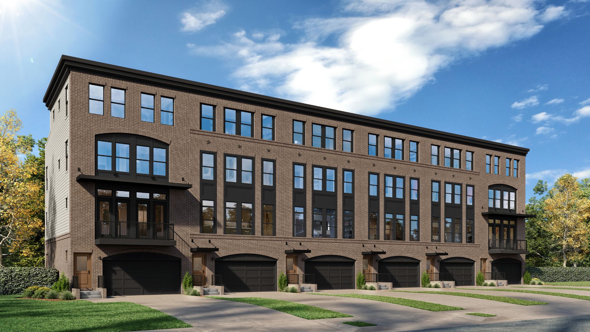 Waterford Townhome Exterior at Locke Landing